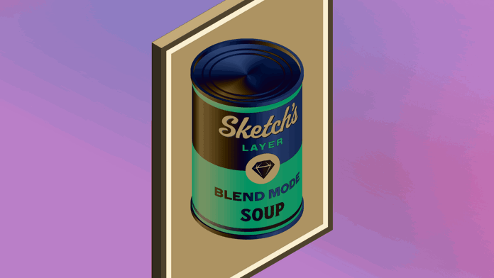 Blend modes illustration made in Sketch